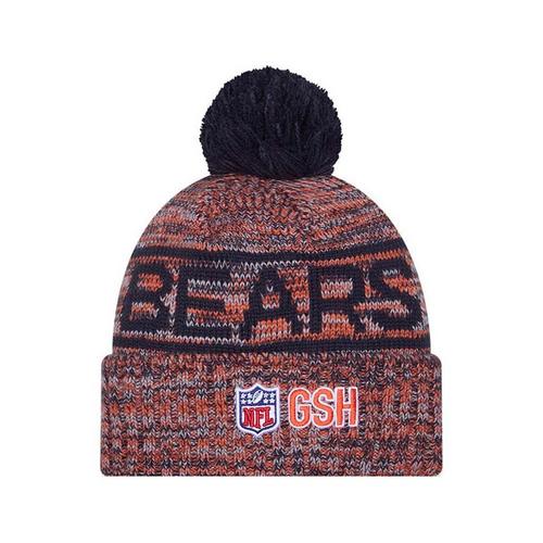 New Era Chicago Bears 2025 Sideline Pom Beanie - Primary Image