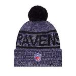 New Era Baltimore Ravens 2025 Sideline Pom Beanie - Thumbnail 3 of 3