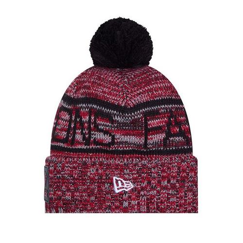 New Era Atlanta Falcons 2025 Sideline Pom Beanie - Primary Image