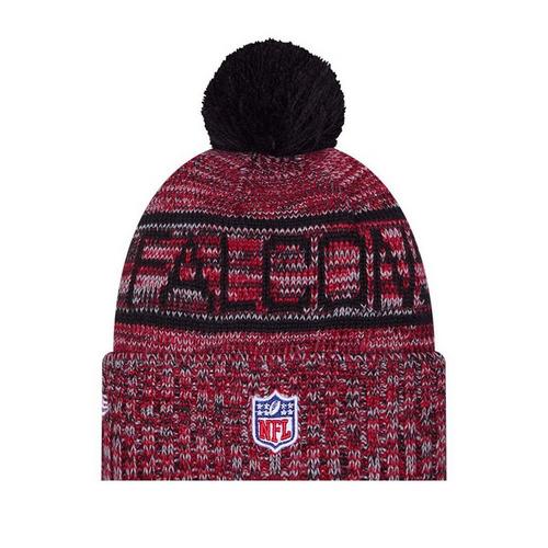 New Era Atlanta Falcons 2025 Sideline Pom Beanie - Primary Image