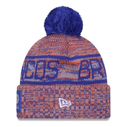 New Era Kids' Denver Broncos 2025 Sideline Cold Weather Pom Beanie - Primary Image