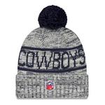 New Era Kids' Dallas Cowboys 2025 Sideline Cold Weather Pom Beanie - Thumbnail 2 of 2