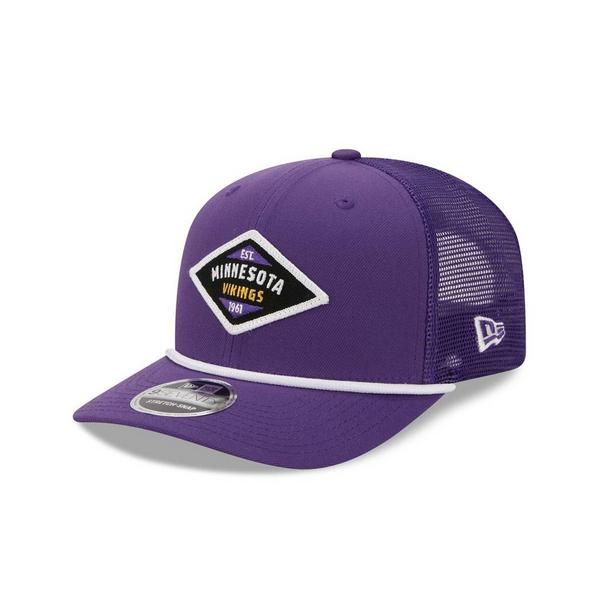 New Era Minnesota Vikings Team Diamond 9Seventy Hat Adjustable Hat