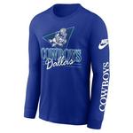 Nike Dallas Cowboys Rewind Long Sleeve T-Shirt - Thumbnail 1 of 2