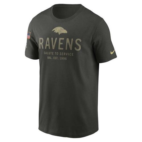 Nike Baltimore Ravens 2025 Salute To Service Team Issued T-Shirt - Primary Image