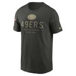 Nike San Francisco 49ers 2025 Salute To Service Team Issued T-Shirt - Thumbnail 1 of 2