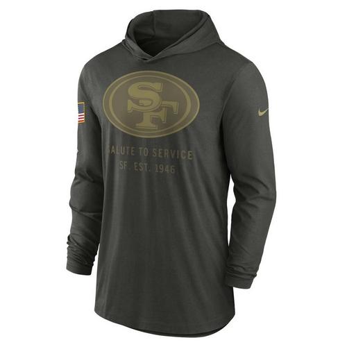 Nike San Francisco 49ers 2025 Salute To Service Lightweight Hoodie - Primary Image