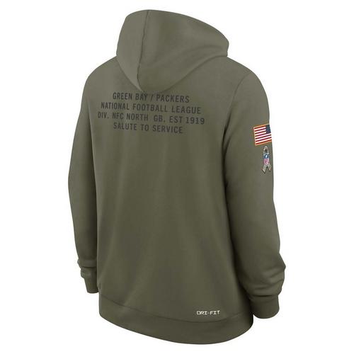 Nike Green Bay Packers 2025 Salute To Service Hoodie - Primary Image
