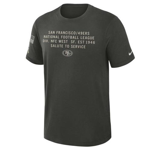 Nike San Francisco 49ers 2025 Salute To Service Team T-Shirt - Primary Image