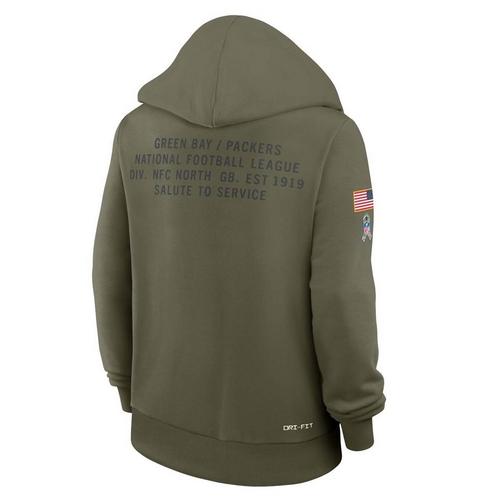 Nike Women's Green Bay Packers 2025 Salute To Service Hoodie - Primary Image