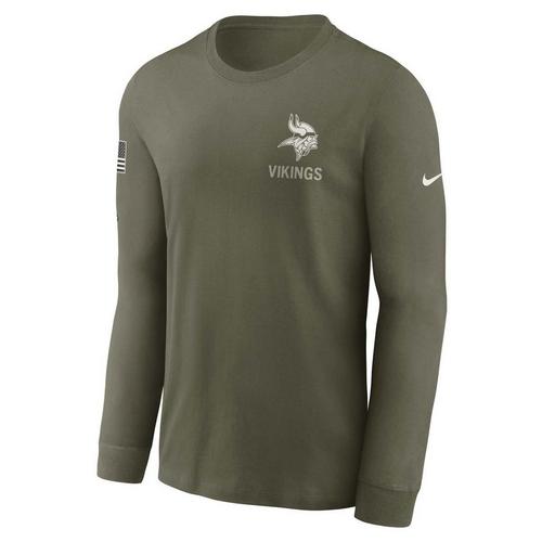 Nike Minnesota Vikings 2025 Salute To Service Long Sleeve T-Shirt - Primary Image