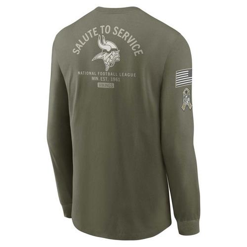 Nike Minnesota Vikings 2025 Salute To Service Long Sleeve T-Shirt - Primary Image
