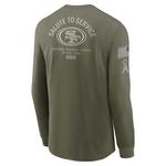 Nike San Francisco 49ers 2025 Salute To Service Long Sleeve T-Shirt - Thumbnail 2 of 2