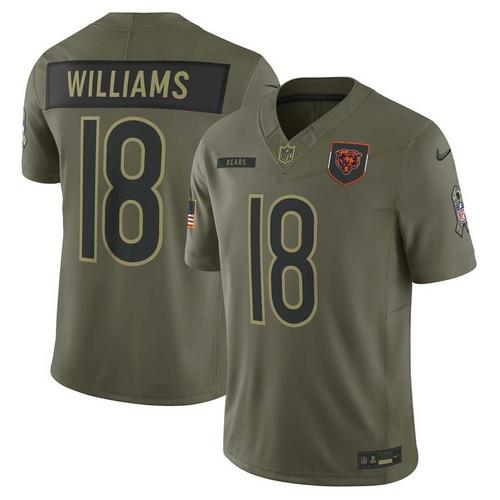 Nike Chicago Bears Caleb Williams #18 2025 Salute To Service Limited Jersey - Primary Image