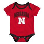 Genuine Stuff Baby Nebraska Cornhuskers All Day Play Onesies - Thumbnail 2 of 4