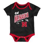 Genuine Stuff Baby Nebraska Cornhuskers All Day Play Onesies - Thumbnail 3 of 4