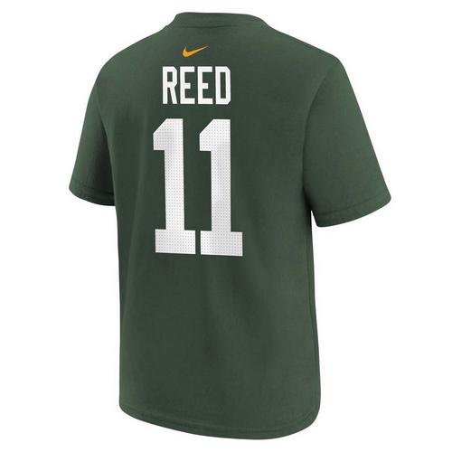 Nike Kids' Green Bay Packers Jayden Reed #11 FUSE Name & Number T-Shirt - Primary Image