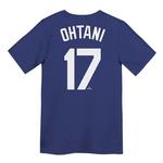 Nike Kids' Los Angeles Dodgers Shohei Ohtani #17 2024 World Series Champions Name & Number T-Shirt - Thumbnail 1 of 2