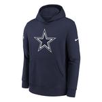 Nike Kids' Dallas Cowboys 2025 Sideline Club Hoodie - Thumbnail 2 of 3