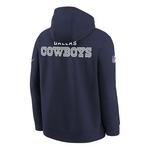 Nike Kids' Dallas Cowboys 2025 Sideline Club Hoodie - Thumbnail 3 of 3