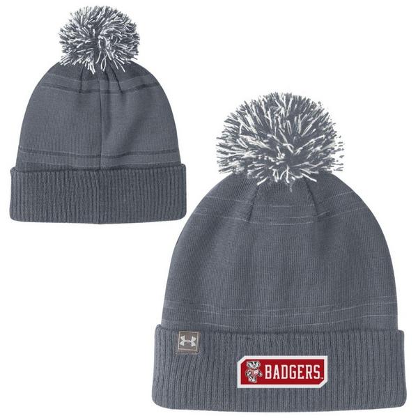 Under Armour Wisconsin Badgers Pom Beanie