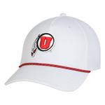 Under Armour Utah Utes Drive Rope Sideline Adjustable Hat - Thumbnail 1 of 2