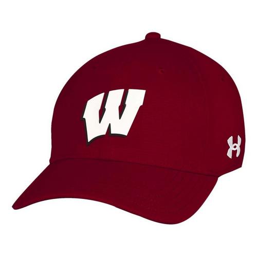Under Armour Wisconsin Badgers Sideline Armour Stretch Fit Hat - Primary Image