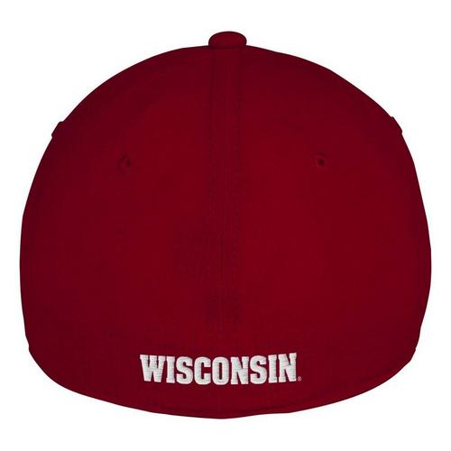 Under Armour Wisconsin Badgers Sideline Armour Stretch Fit Hat - Primary Image
