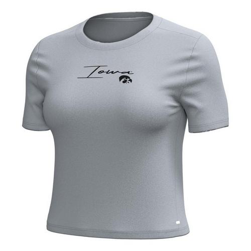 Under Armour Women's Iowa Hawkeyes Gameday Motion Tank Crop - Primary Image