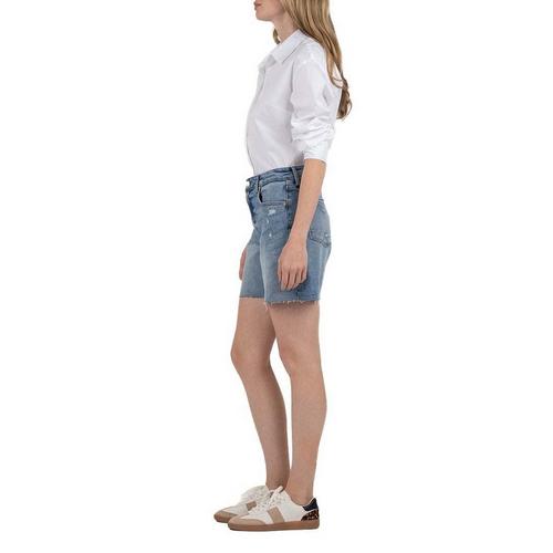 Women's KUT from the Kloth Hailey Jean Shorts - Primary Image