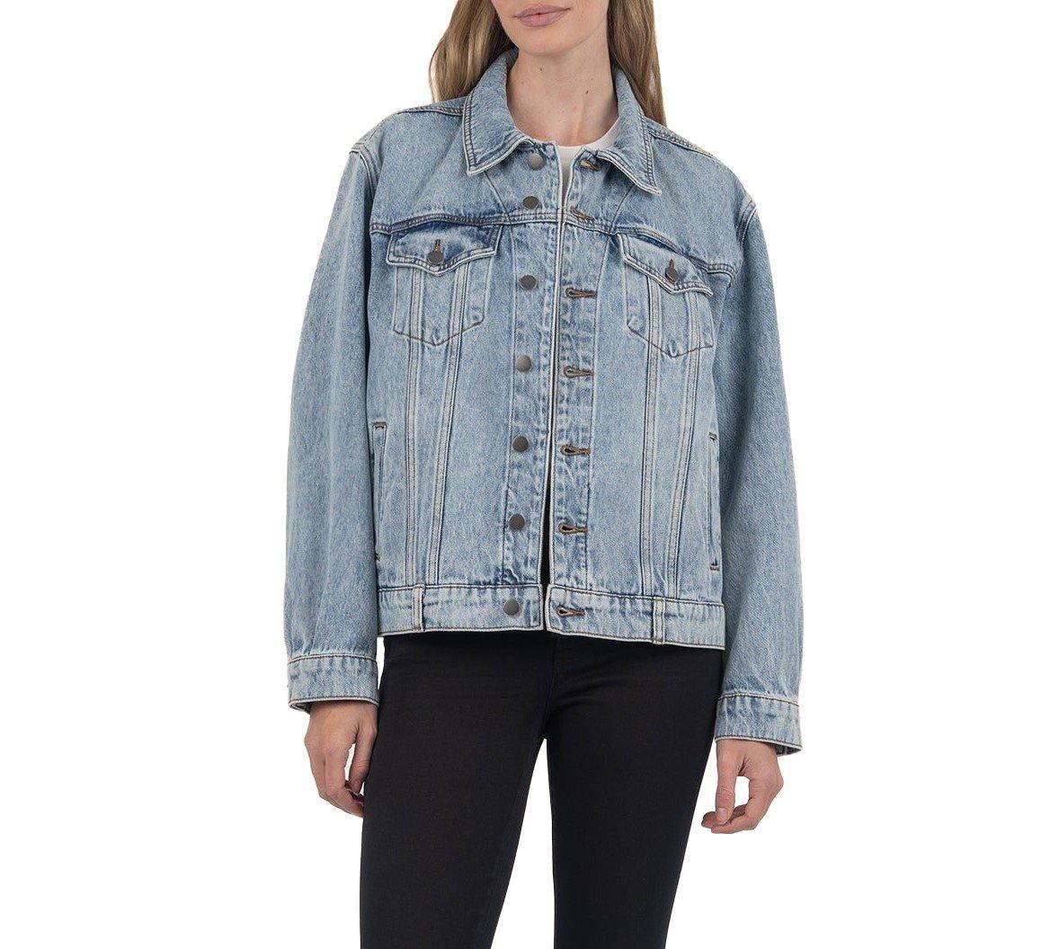 Women's KUT from the Kloth Emmy Boyfriend Denim Jacket | SCHEELS.com