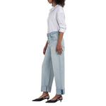 Women's KUT from the Kloth Gwen Roll Up Relaxed Fit Wide Leg Jeans - Thumbnail 2 of 4