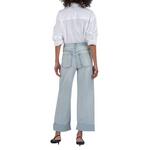Women's KUT from the Kloth Gwen Roll Up Relaxed Fit Wide Leg Jeans - Thumbnail 3 of 4