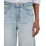 Women's KUT from the Kloth Gwen Roll Up Relaxed Fit Wide Leg Jeans - Thumbnail 4 of 4