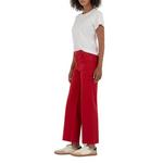 Women's KUT from the Kloth Meg Fab Ab Ruby Red Relaxed Fit Wide Leg Ankle Jeans - Thumbnail 2 of 4