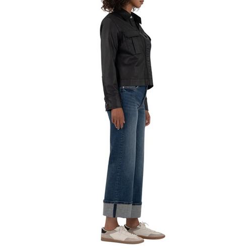 Women's KUT from the Kloth Remy Coated Denim Jacket - Primary Image