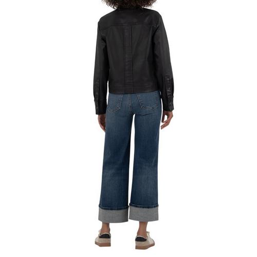 Women's KUT from the Kloth Remy Coated Denim Jacket - Primary Image