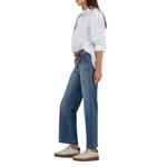 Women's KUT from the Kloth Charlotte Front Seam Patch Pocket Relaxed Fit Wide Leg Ankle Jeans - Thumbnail 4 of 6
