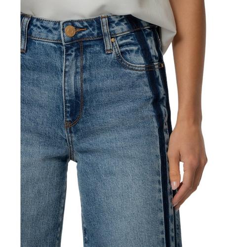Women's KUT from the Kloth Sienna Contrast Side Straight Jeans - Primary Image