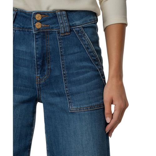 Women's KUT from the Kloth Jodi Porkchop Front Pockets Straight Jeans - Primary Image