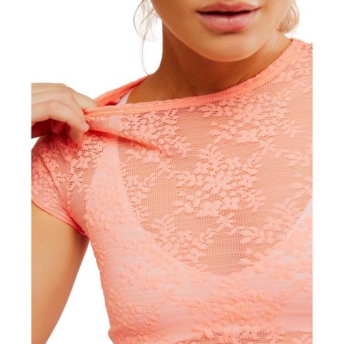 Women's Free People Ready To Go Lace Shirt - Primary Image