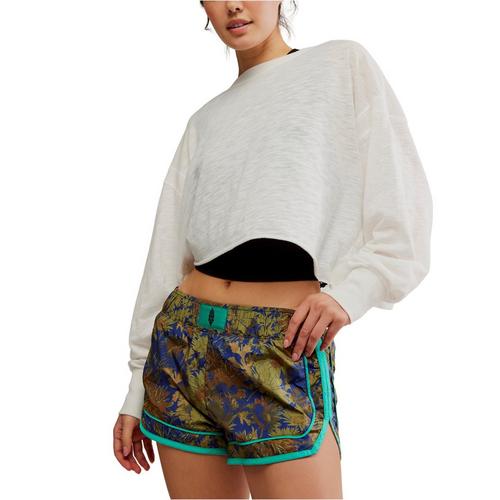Women's FP Movement Varsity Blues Printed Shorts - Primary Image
