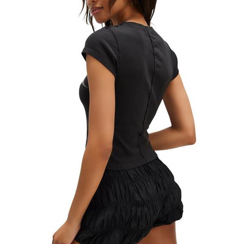 Women's Free People Birds In Flight Mock Neck Shirt - Primary Image