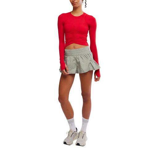 Women's FP Movement Tempo Ruched Long Sleeve Shirt - Primary Image