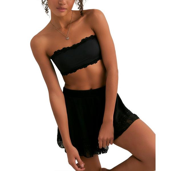 Women's Free People Charlie Bandeau Bralette Large Black