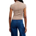 Women's Free People We The Free Lola Striped Mock Neck Shirt - Thumbnail 3 of 4