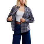 Women's Free People We The Free Ashley Long Sleeve Flannel - Thumbnail 1 of 4