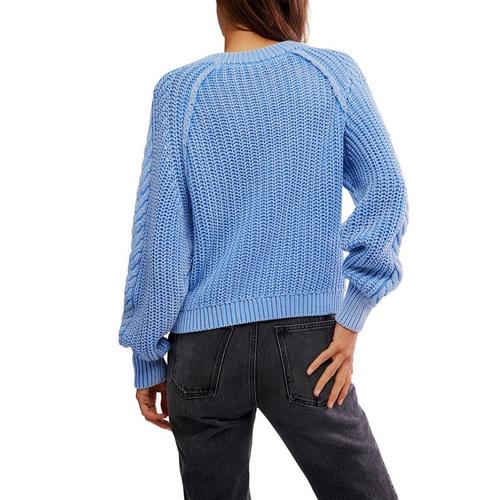 Women's Free People Frankie Cable Pullover Sweater - Primary Image