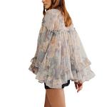 Women's Free People Day Dreaming Long Sleeve V-Neck Blouse - Thumbnail 2 of 4