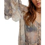 Women's Free People Day Dreaming Long Sleeve V-Neck Blouse - Thumbnail 4 of 4